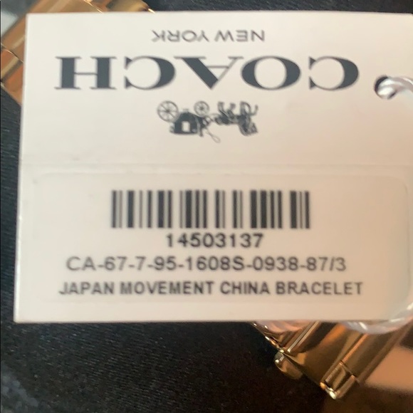 Coach women’s watch model 14503137 Japan movement new in box - Picture 8 of 8